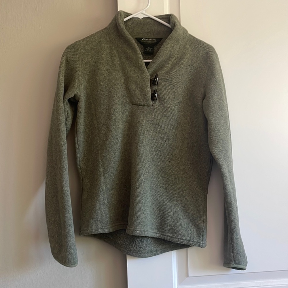 Eddie Bauer Green Pullover Sweater